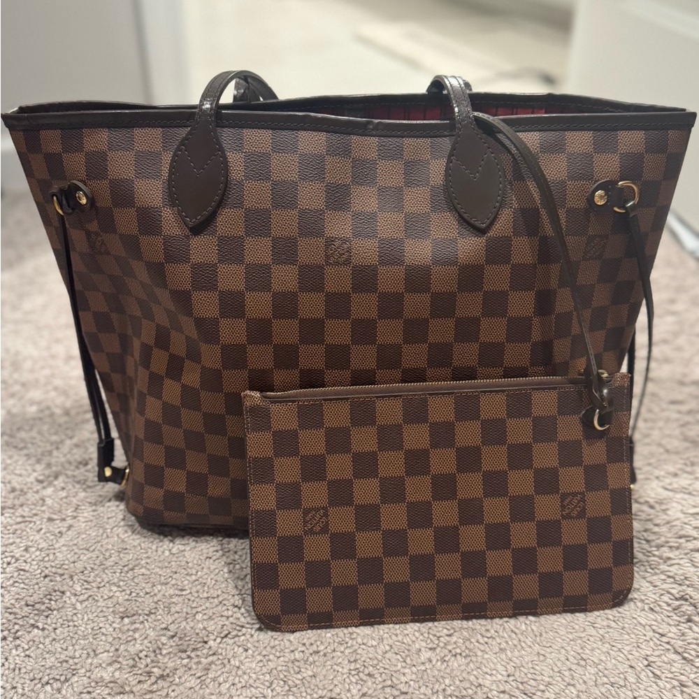 Louis Vuitton Damier Ebene Tote Bag